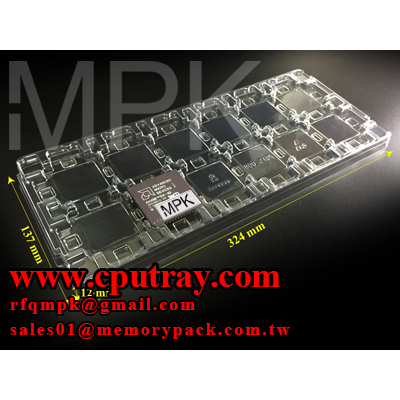 【全新】CPU盤 塑膠盤 托盤 AMD 486 PGA168 44.5x44.5mm TRAY MPK2015-008