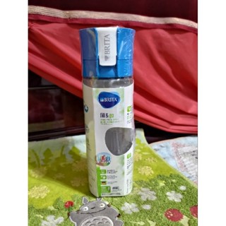 日本 BRITA Fill&GO 隨身 濾水瓶 運動 冷水壺 600ml 藍色 650