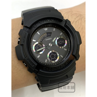 【威哥本舖】Casio台灣原廠公司貨 G-Shock AW-591BB-1A 雙顯錶 AW-591BB