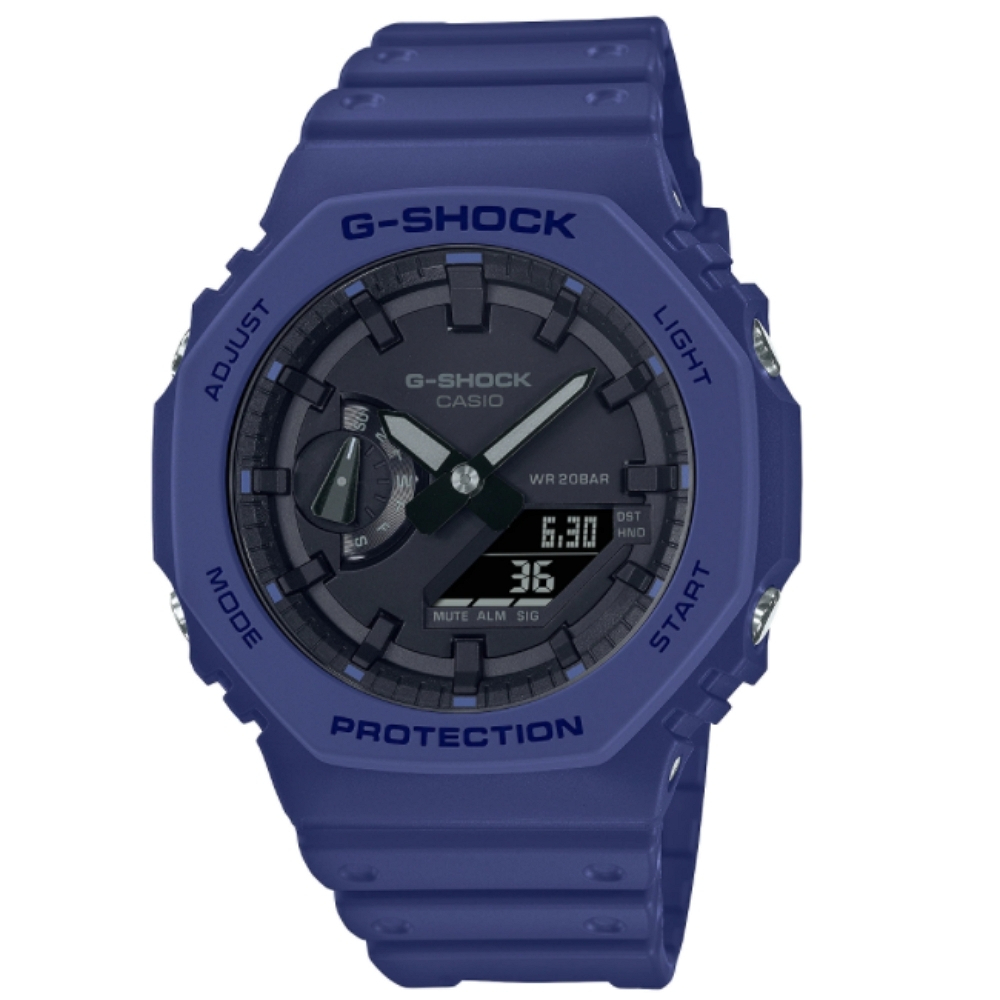 G-SHOCK 農家橡樹 運動雙顯腕錶 45.4mm / GA-2100-2A