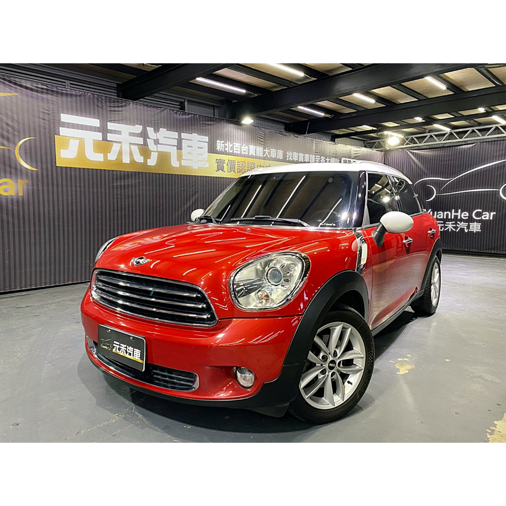 (元禾國際-阿佑)68.8萬正2014年出廠 Mini Countryman Cooper 1.6 汽油 紅白雙色