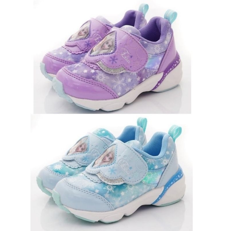 【MOONSTAR 月星】冰雪奇緣機能童鞋(DNC13119淺藍 紫色DNC13117 15-19cm)