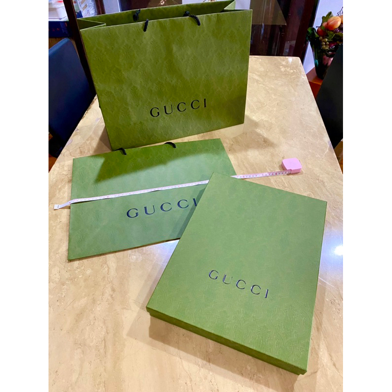 Gucci，Burberry精品紙盒、包裝袋、信封