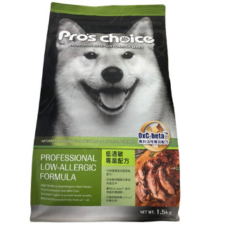 ☆汪喵小舖2店☆ 博士巧思成犬飼料1.5公斤 乾飼料 犬糧 // 專業成犬、低過敏配方兩款任選