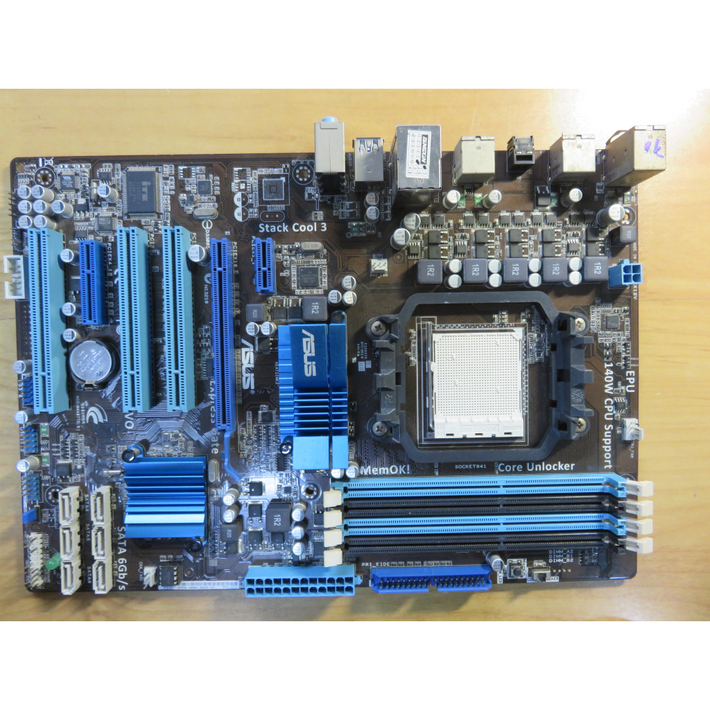 A.AM3/2+主機板-華碩 M4A87TD 870 DDR3雙通道 全固態電容 USB3.0 PCI-E 直購價340