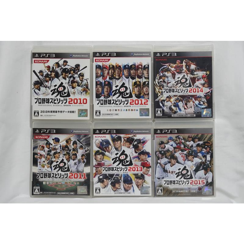 PS3 日版 職棒野球魂 4 5 完全版 6  2010 2011 2012 2013 2014 2015