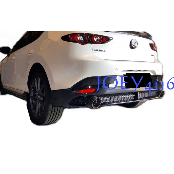 2019 19 2020 20 2021 21 2022 MAZDA3 Mazda 3 5D M版 後下巴套件-塑膠材質