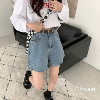 cream’♡ 韓系三分牛仔短褲