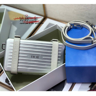 【婷婷二手】正品 DIOR 迪奧 DIOR X RIMOWA 手拿包 箱子包 肩背包 斜背包 合金包 2DRCA295 #3