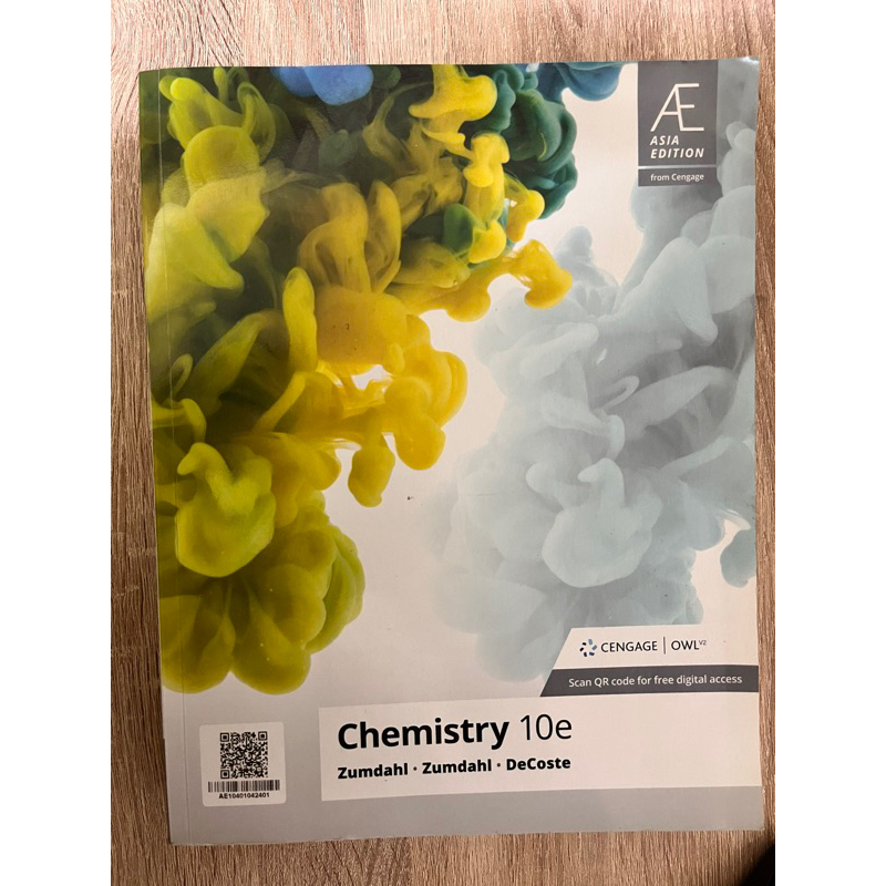 Chemistry 10/e Asia Edition Zumdahl 二手書
