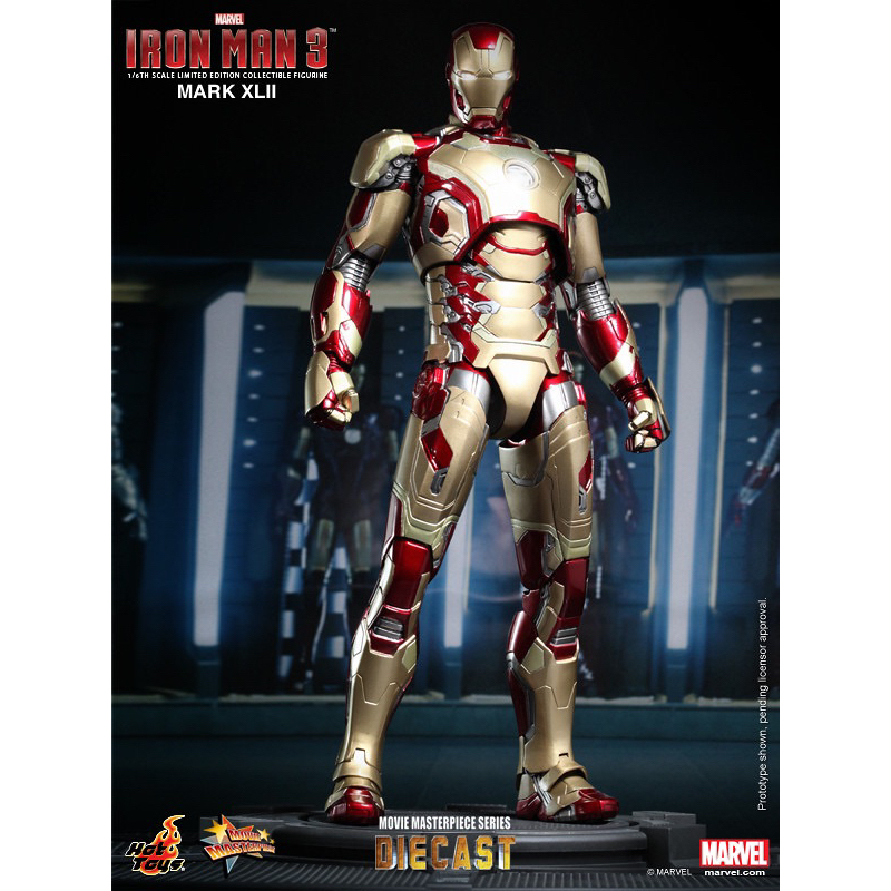 全新 野獸國 Hot Toys – MMS197D02 –《合金鋼鐵人 》1/6 馬克42 MMS197 非 QS008