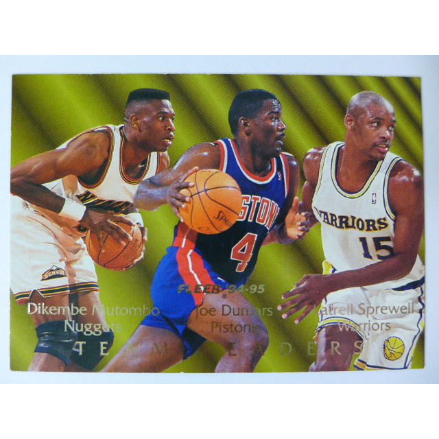 ~ Dikembe Mutombo ~名人堂/火鍋王/木桶伯/穆湯波 1995年Fleer.NBA特殊卡