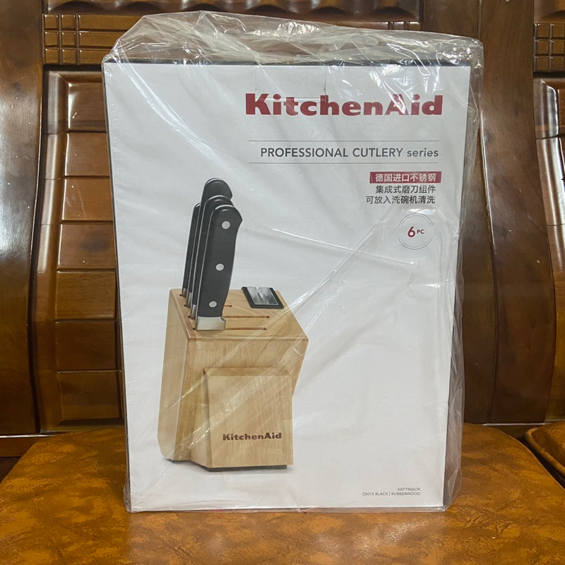 全新 可刷卡 kitchenAid 6件組刀具組 附磨刀功能