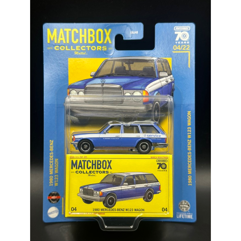-78車庫- 美泰火柴盒 Matchbox Collectors收藏家 Mercedes Benz W123 Wagon