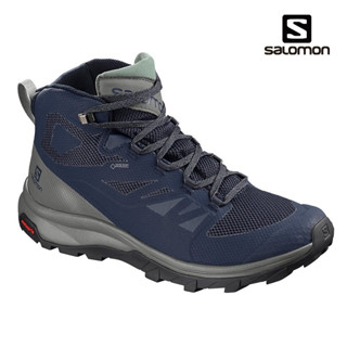 Salomon 男 OUTline GORETEX 防水輕量中筒登山鞋 都會休閒款式 [北方狼] 404764 7折優