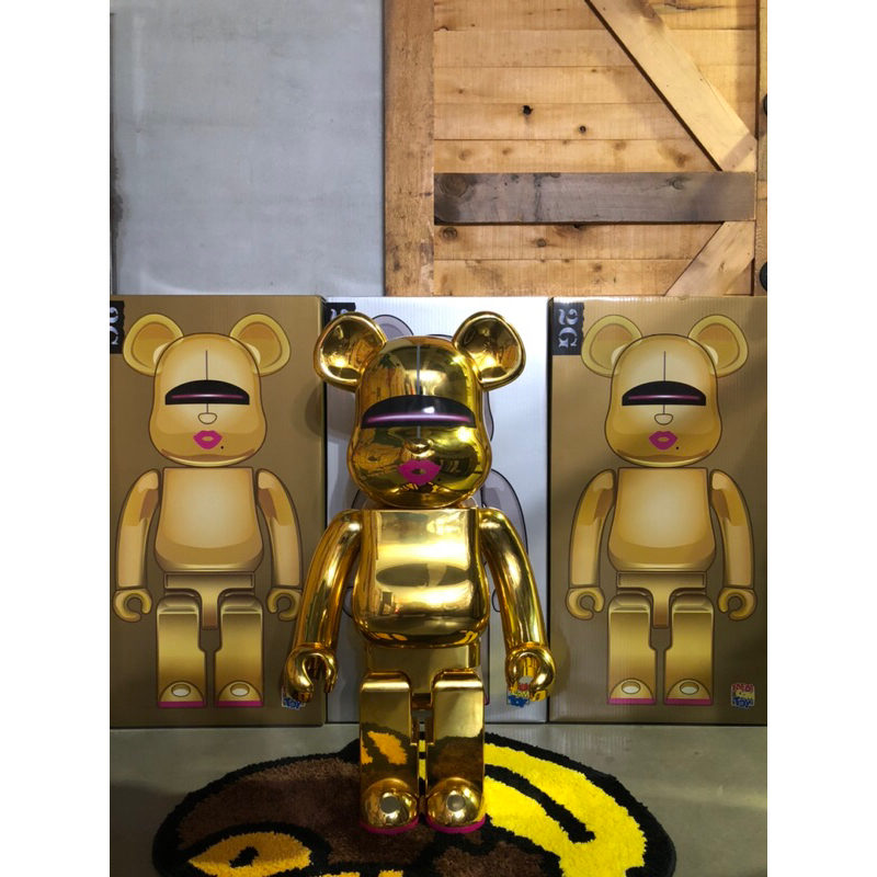 BE@RBRICK SORAYAMA × 2G GOLD Ver. 1000％ 空山基 金 2G限定