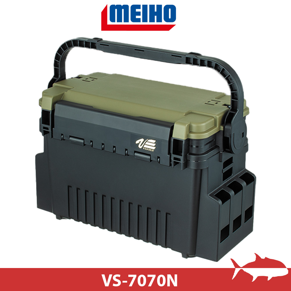 【搏漁所釣具】 MEIHO 明邦 VS-7070N VS釣魚工具箱 提把可固定 可擴增配件 6個小隔版 附托盤