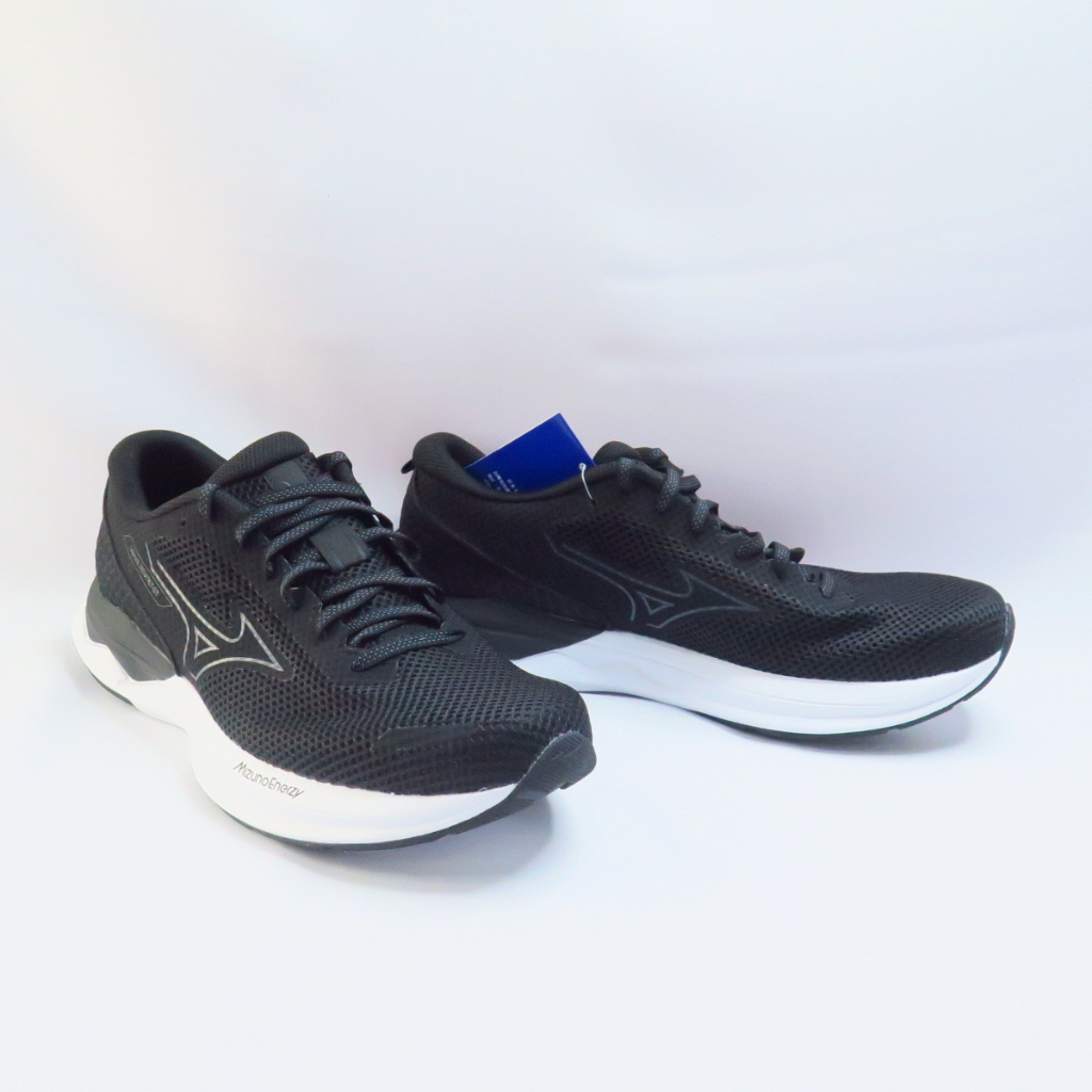 Mizuno WAVE REVOLT 3 男款 J1GC231401 一般型 慢跑鞋 黑x白【iSport愛運動】