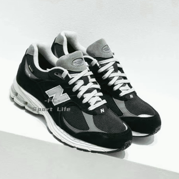 -FC-New Balance NB 2002R GoreTex 跑步鞋 男女同款 黑灰銀 黑色 M2002RXD