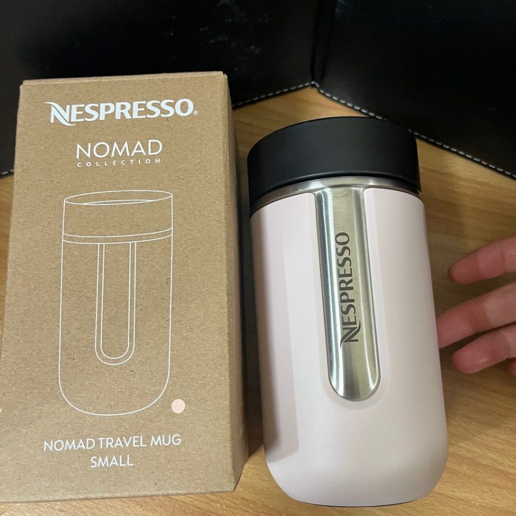 NESPRESSO Nomad系列  玫瑰粉 隨行咖啡杯 旅行杯 保溫杯 便攜式 隨行杯 咖啡馬克杯 水杯