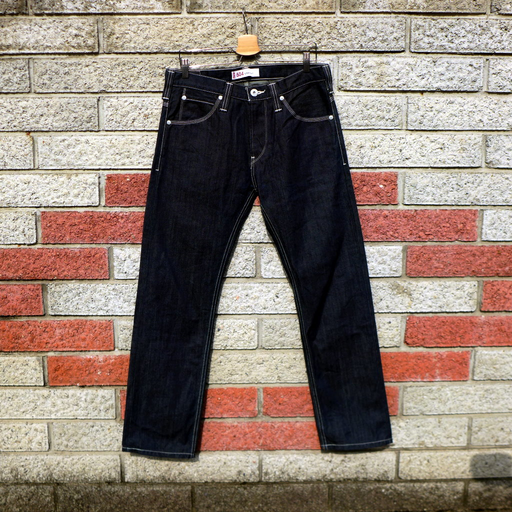 levis 504 二手牛仔褲-正品 日本製 深藍-(levis EU504-0019)-W32