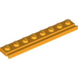 【小荳樂高】LEGO 亮淡橘色 1x8 薄板側帶凹糟/軌道 滑門專用 Door Rail 4510 6253656