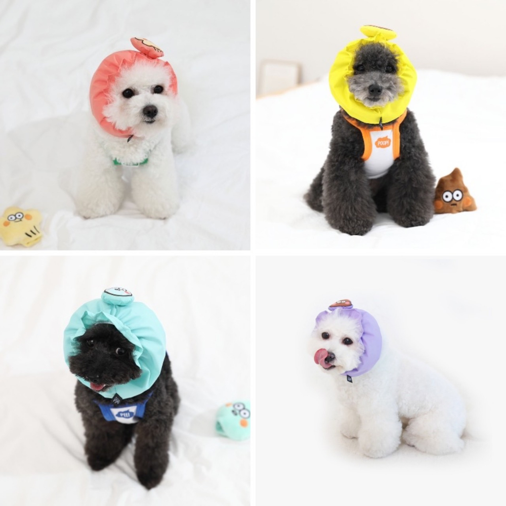 [ 𝗪𝗮𝗼𝘂𝗵!𝗧𝗼𝘆𝘀 ]••|韓國代購| 犬用防水防沾髮帶 狗狗髮帶