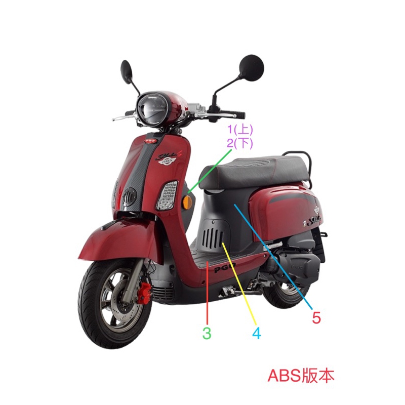 （PGO原廠零件）NEW JBUBU j bubu ABS CBS 115 125 前內箱 腳踏墊 前胸蓋 中心蓋