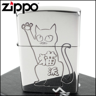 ☆福星屋☆【ZIPPO】日系~貓派-貓圖案蝕刻加工設計打火機