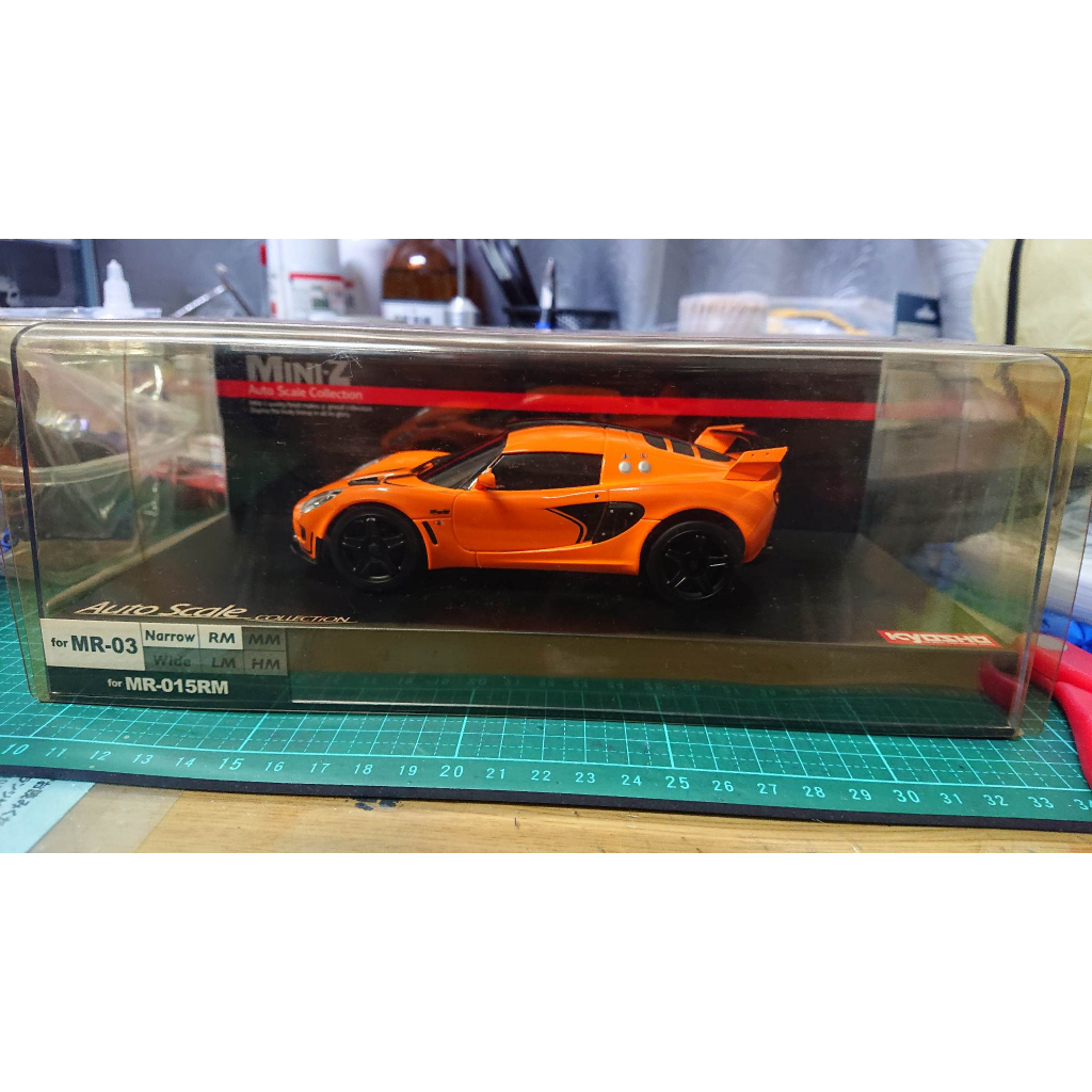 KYOSHO MINI Z 車殼 LOTUS EXIGE CUP 260 橘 絕版