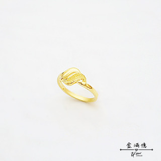 純金戒指【流星劃過】黃金戒指 溫柔氣質款 女生黃金戒指 9999純金