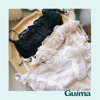 【Guima｜現貨】軟糯小公主👑蕾絲綁帶內褲 蕾絲內褲 網紗性感內褲