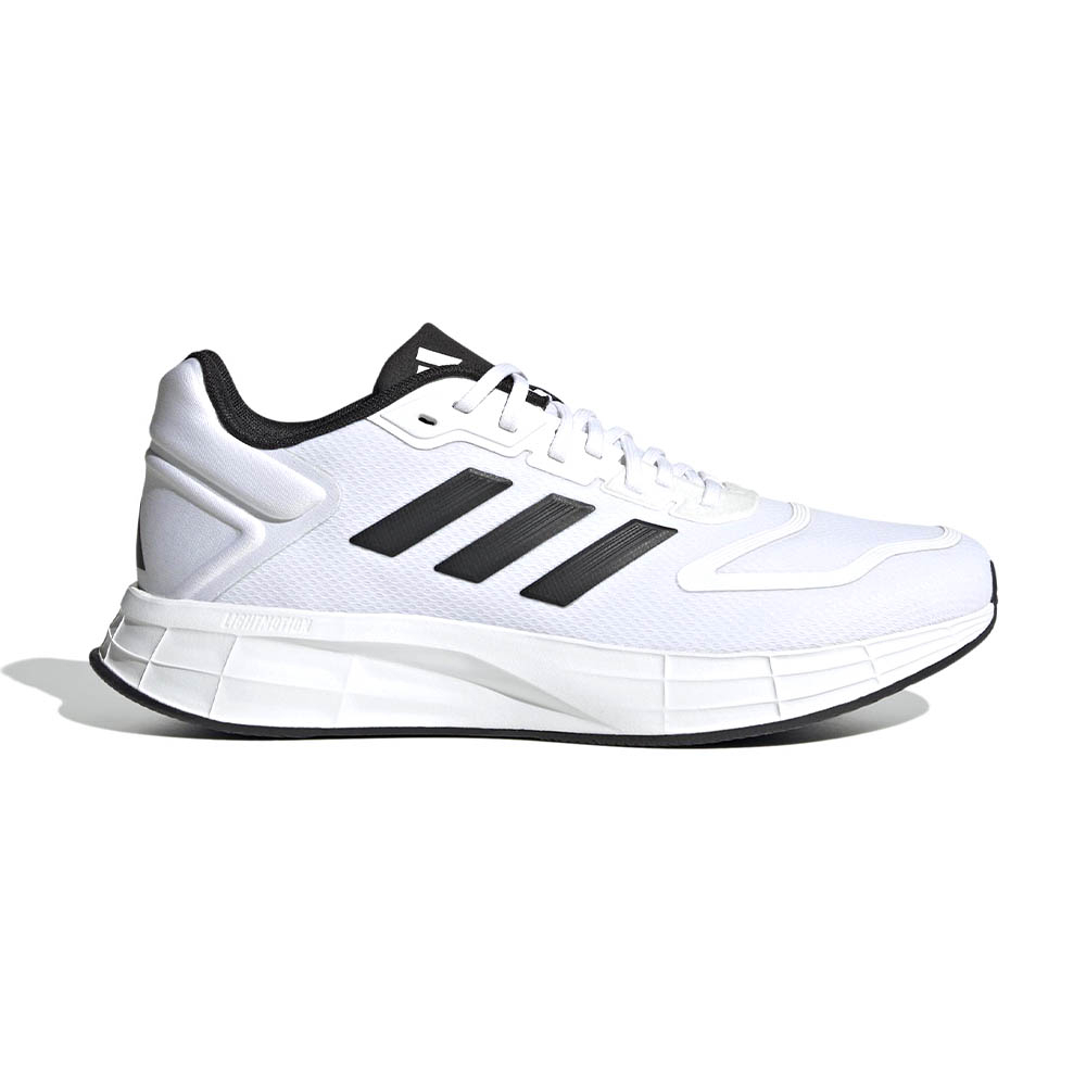 Adidas Duramo 10 男 黑白 網布 支撐 運動 慢跑鞋 HQ4130