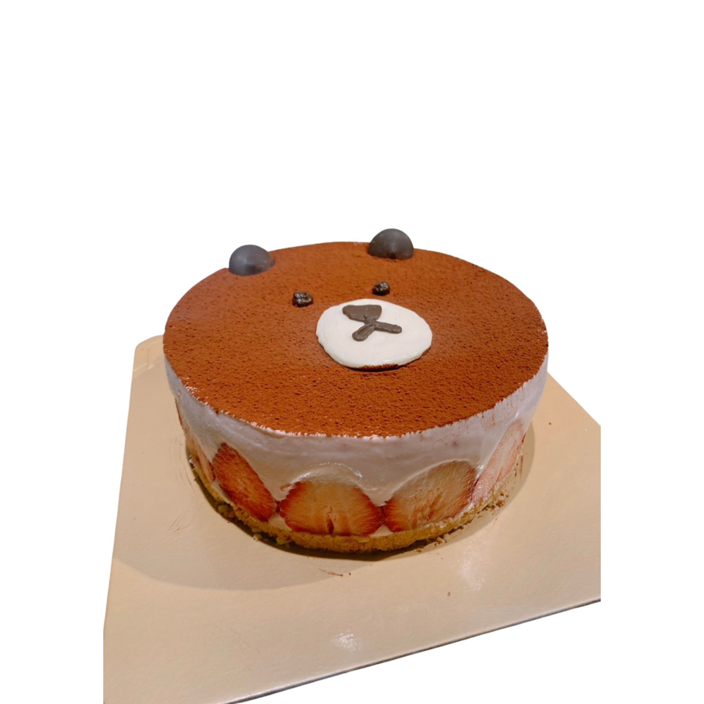 已過季 客製化生乳酪蛋糕 草莓 生乳酪 卡通繪圖 生日蛋糕 宅配 熊大 客製化蛋糕 客製化生日蛋糕 生日禮物
