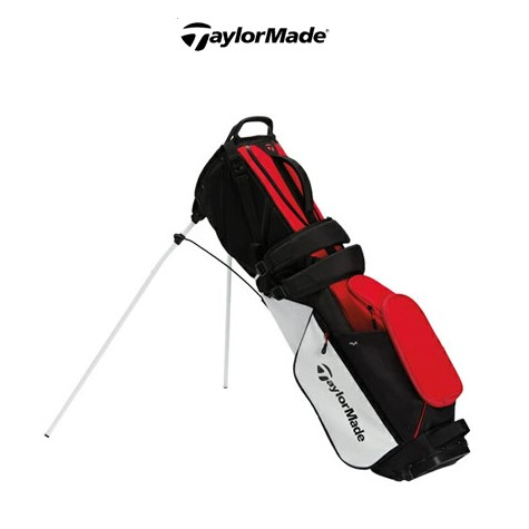 TaylorMade TD875 Stand Bag ,#V97551 ,巡迴賽色 黑/白/紅 腳架袋