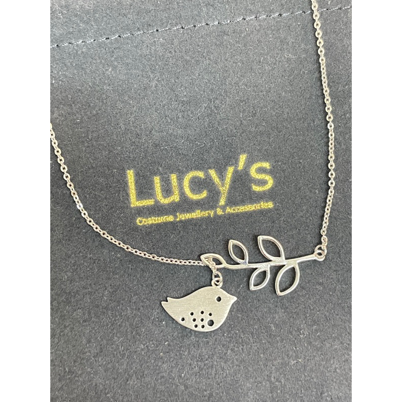 Lucy’s 純銀 春天鳥兒項鍊 簡約時尚風格 日式輕珠寶 韓國飾品 純銀項鍊