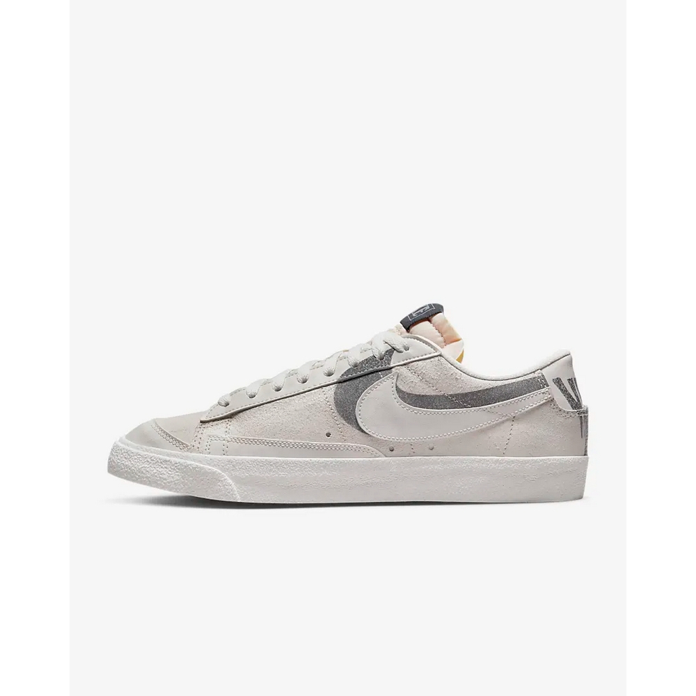 NIKE BLAZER LOW 77 PRM 男休閒運動鞋-灰白-DQ7671001