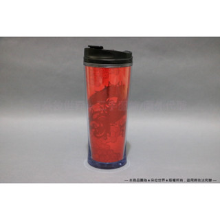 星巴克 STARBUCKS 2014 中國龍年限定 咖啡隨行杯 隨身水瓶 紅色 355ml