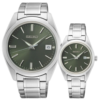 SEIKO精工 CS 城市情侶手錶 對錶(SUR527P1+SUR533P1)