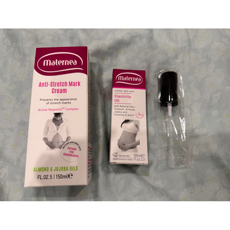 Maternea 霜+油 妊娠專用 孕膚油霜 非台灣公司貨