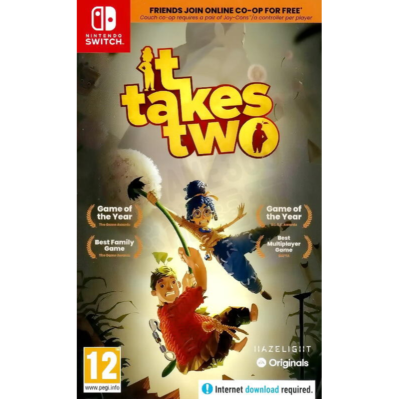 【二手遊戲】任天堂 SWITCH NS 雙人成行 冒險遊戲 雙人協力遊玩 合作冒險遊戲 IT TAKES TWO 中文版