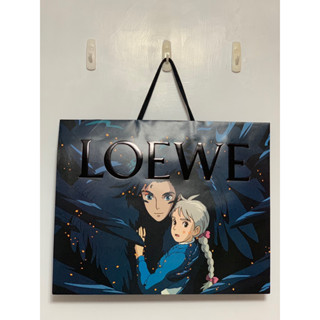 大尺寸需宅配 LOEWE x 霍爾的移動城堡 聯名 限量大紙袋 提袋 名牌紙袋