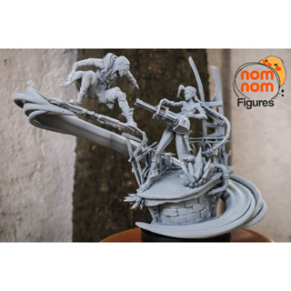 Tazo工坊[NOM]l奧術場景 艾克 部分 Jinx vs Ekko diorama-Arcane 3D列印模型NOM