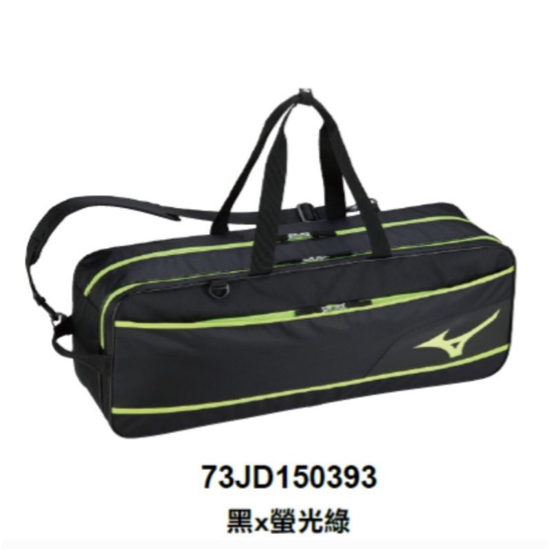 美津濃 MIZUNO 羽球大型側背包 羽球袋 (6支入裝) 73JD150387 73JD150393