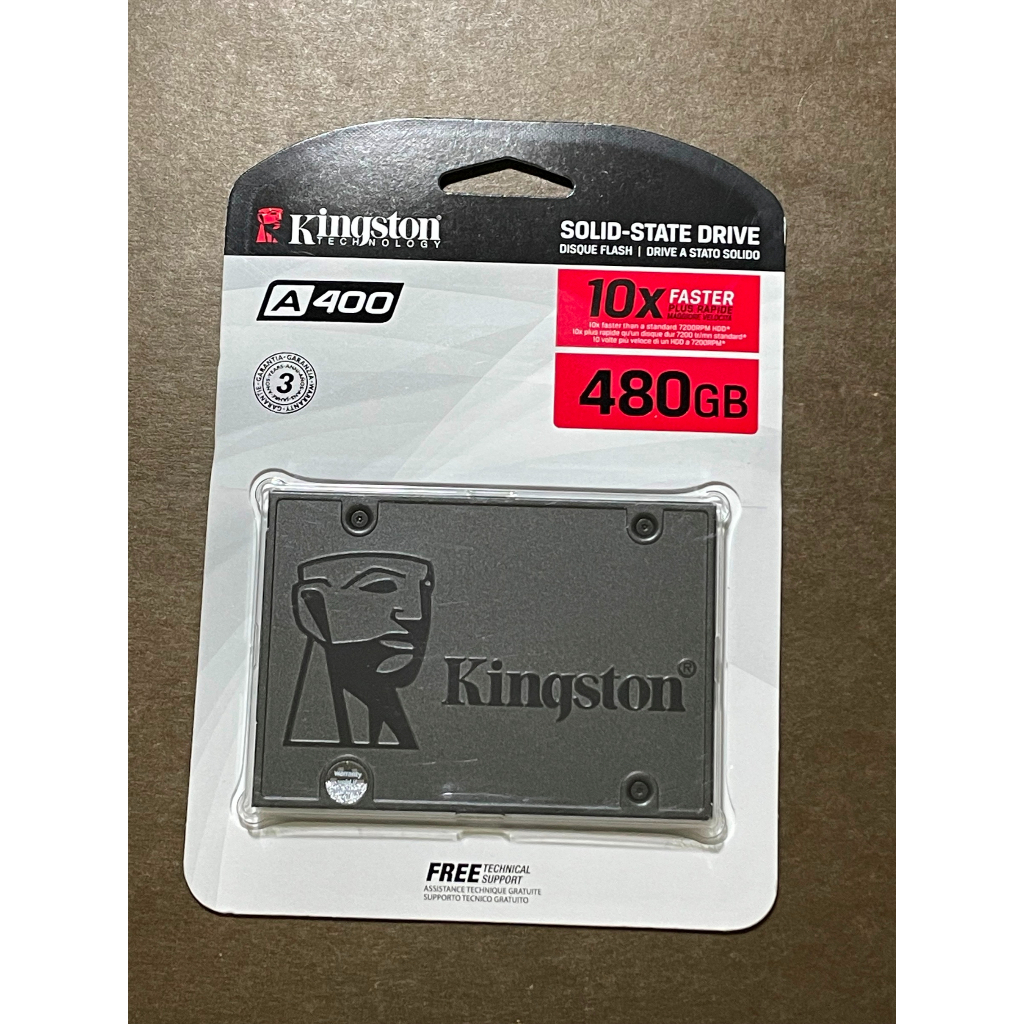 金士頓 Kingston A400 480G 480GB SA400S37/480G 全新未拆 三年保固中 固態硬碟