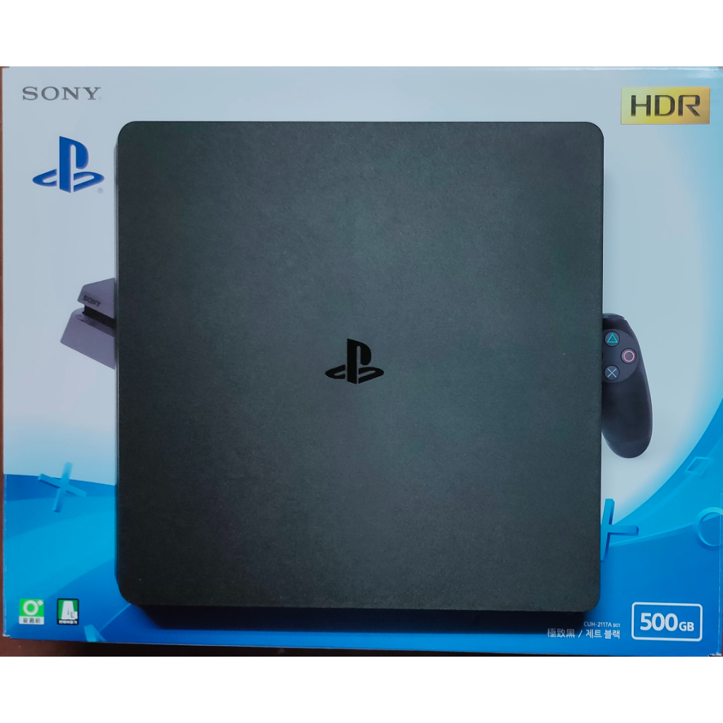 PS4 SLIM 2117A 500G 9.00 極致黑 9成新 可改機 可破解 版本