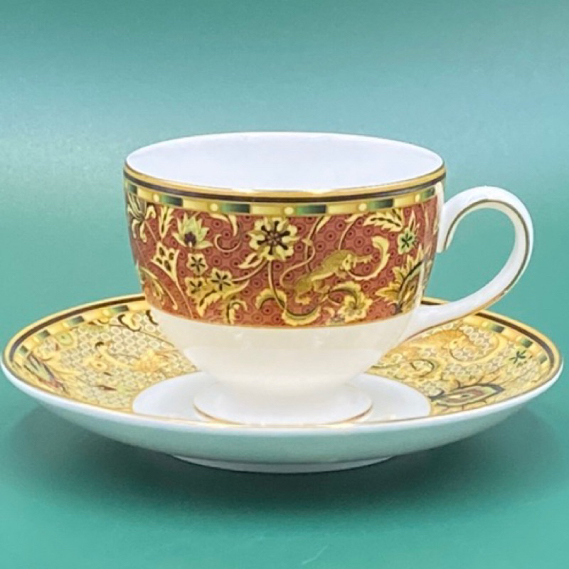 英國Wedgwood 威治伍德Persia波斯系列骨瓷咖啡杯/紅茶杯組（8726-1-25-18)180ml