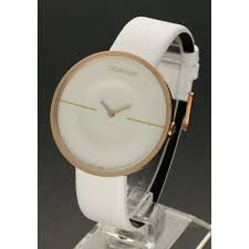 CK手錶  Full Moon 白色錶面　　白色錶帶　純淨滿月白色錶面時尚女錶