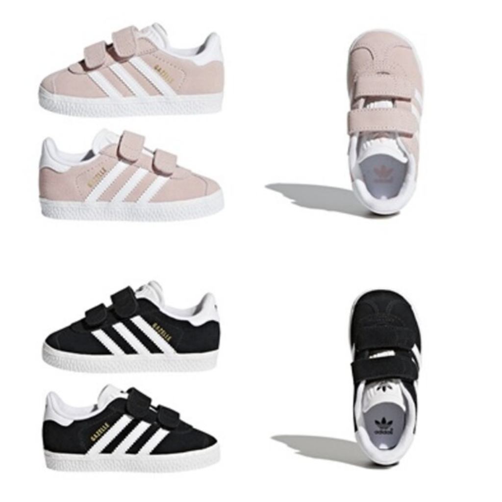 現貨/預購 韓國 Adidas kids GAZELLE 小童 經典鞋 魔鬼氈 海軍藍/黑色/粉色