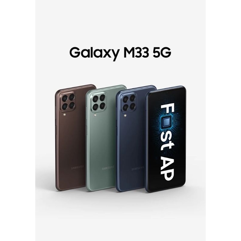 SAMSUNG Galaxy M33 5G (6G/128G) 智慧型手機（藍色）  全新！未拆封！！
